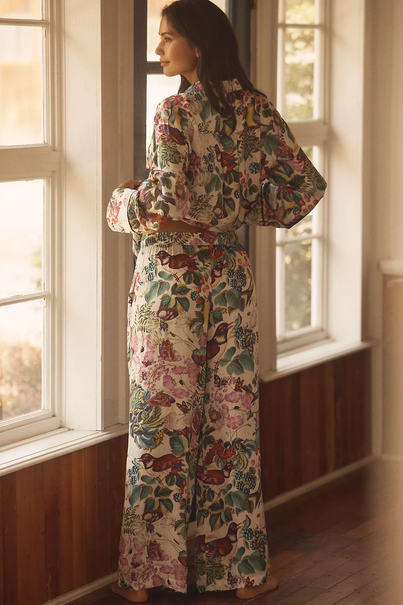 By Anthropologie Silky Pajama Pants
