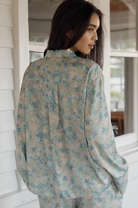LyreBird Long-Sleeve Buttondown Pajama Top