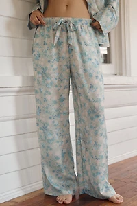 LyreBird Wide-Leg Pajama Pants