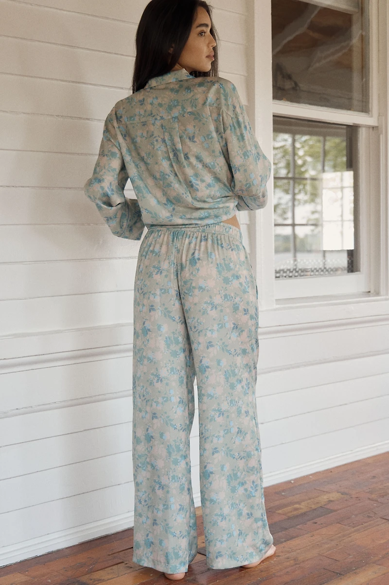 LyreBird Wide-Leg Pajama Pants