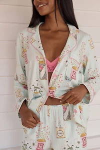 BedHead PJs x Anthropologie Flower Can Pajama Set