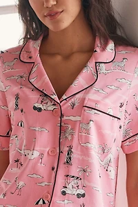 BedHead PJs Putting Pink Organic Cotton Pajama Set