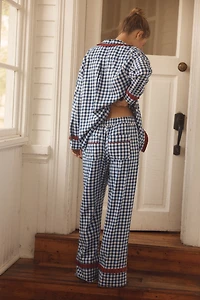 Damson Madder Antonia Gingham Cotton Pajama Set
