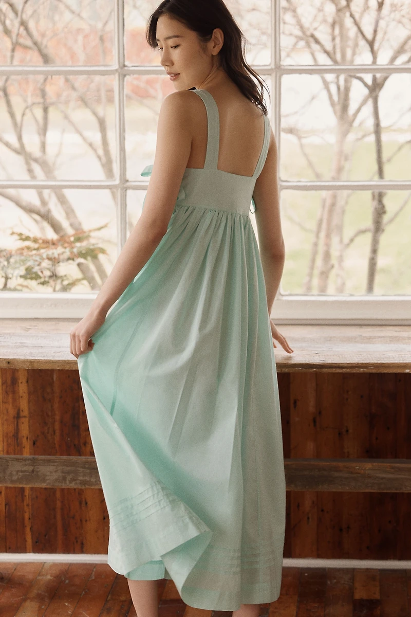 Damson Madder Aspen Cotton Midi Dress