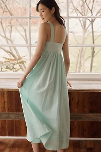 Damson Madder Aspen Cotton Midi Dress