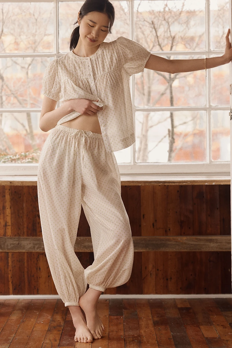 Damson Madder Meadow Cotton Balloon Pants