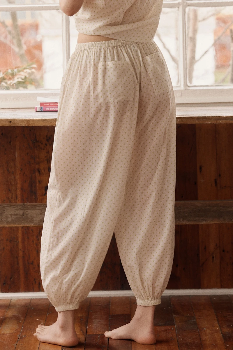Damson Madder Meadow Cotton Balloon Pants