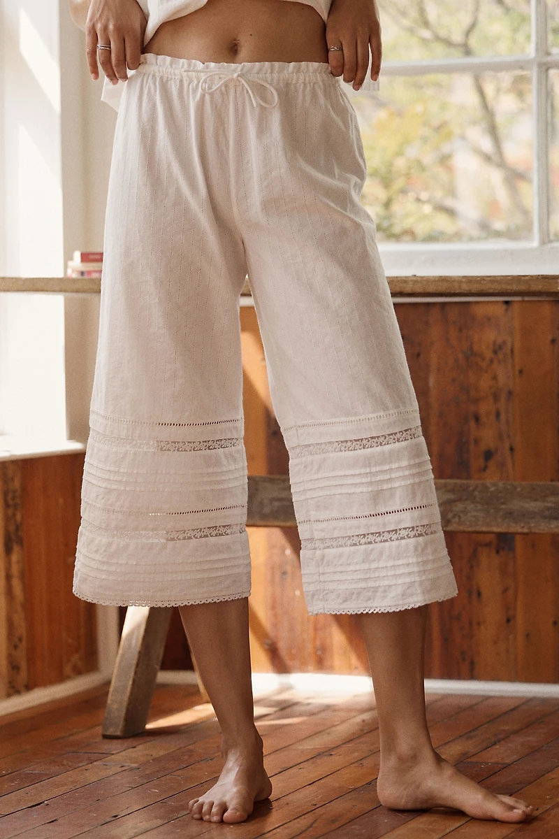 Damson Madder Elodie Cotton Crop Pants