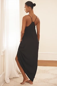 Papinelle Talia Lace-Front Maxi Nightgown