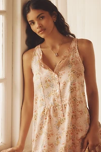 Papinelle Molly Panel Front Maxi Nightgown