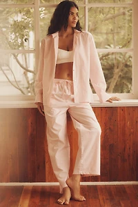 Papinelle French Stripe Full-Length Pajama Set
