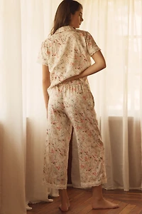 Papinelle Yoly Lace Crop Pajama Set