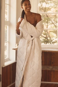 Papinelle Quilted Cotton Maxi Robe