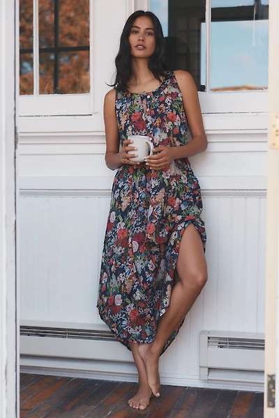 Papinelle Holly Panel Front Maxi Nightgown