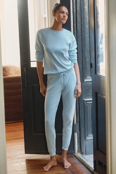 Papinelle Cozy Pointelle Long-Sleeve Top & Jogger Pants Set