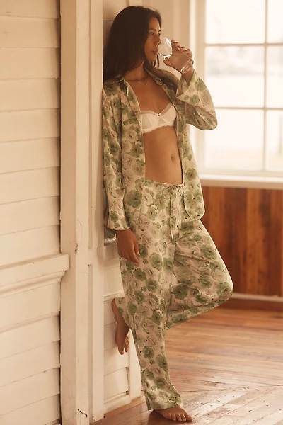 Papinelle Florence Silk Full-Length Pajama Set