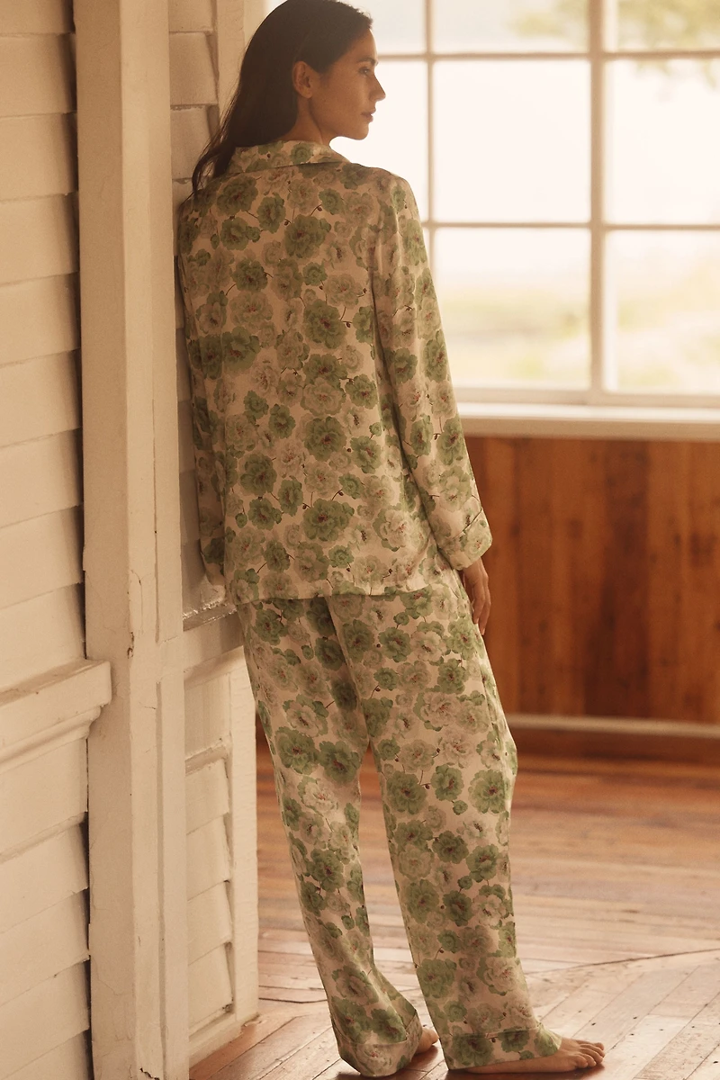 Papinelle Florence Silk Full-Length Pajama Set