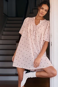 Papinelle Hearts Cotton Gathered Nightie