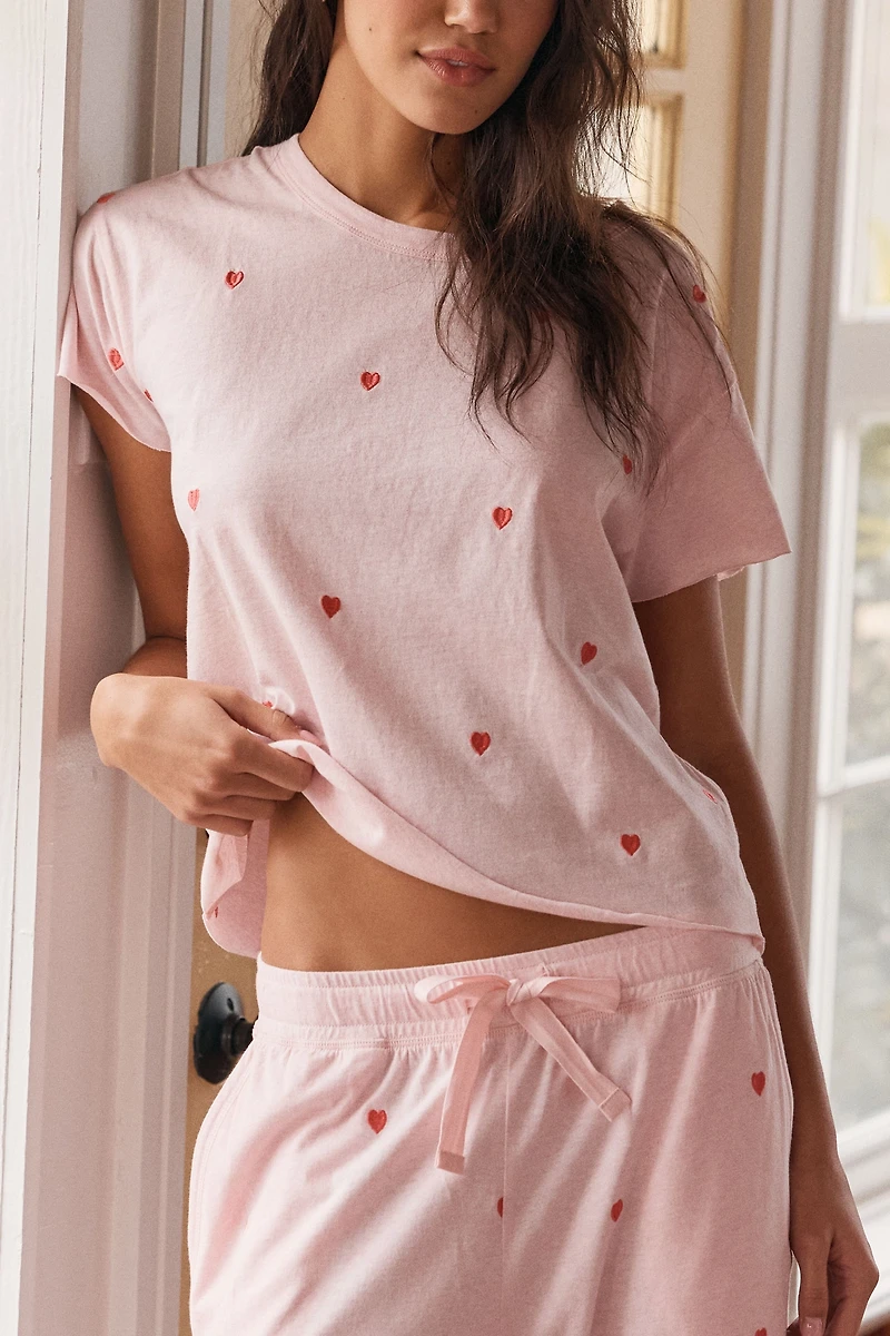 Papinelle Jada Hearts Pajama Set