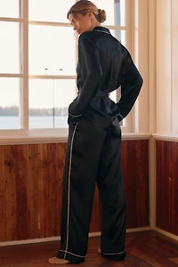 Papinelle Sylvie Washable Silk Wrap Pajama Set