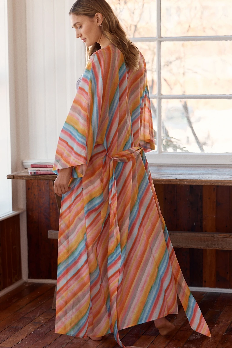 Papinelle Cotton Sophie Stripe Robe