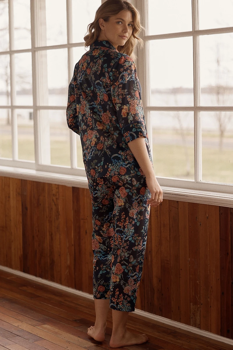 Papinelle Layla Cotton Crop Pajama Set