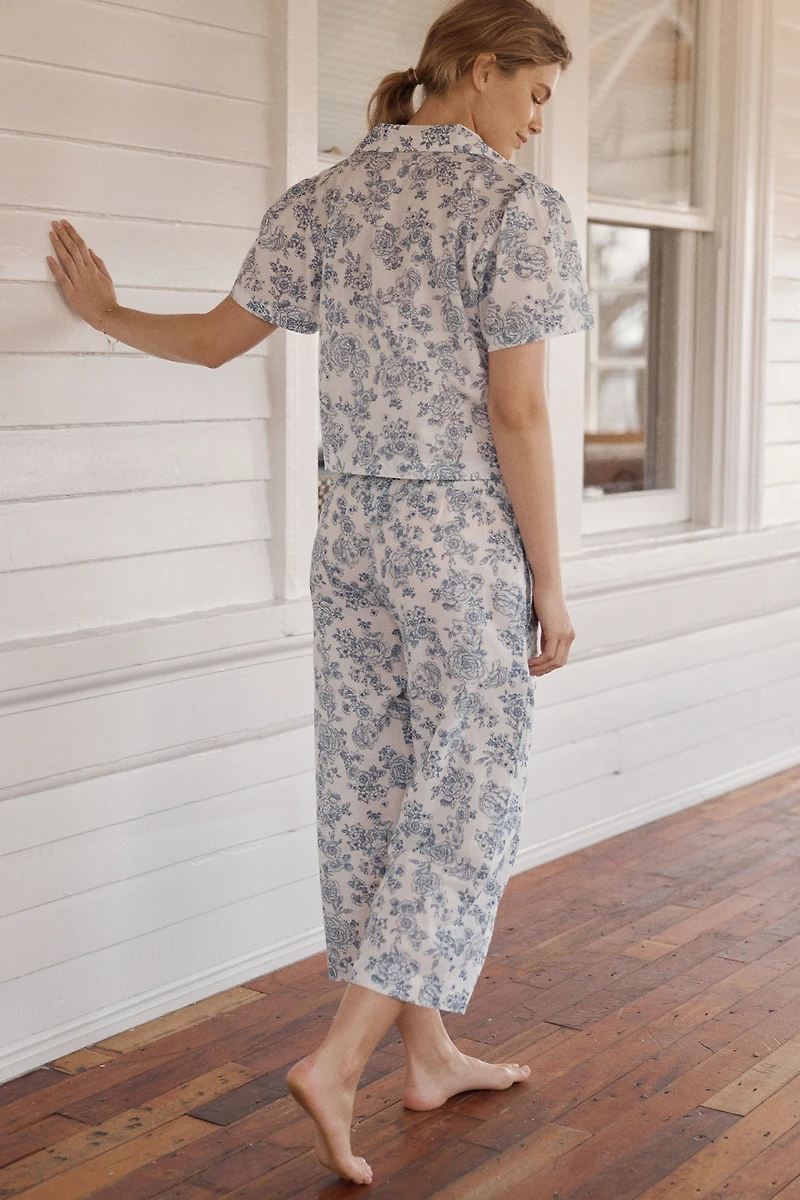 Papinelle Nostalgia Crop Pajama Set