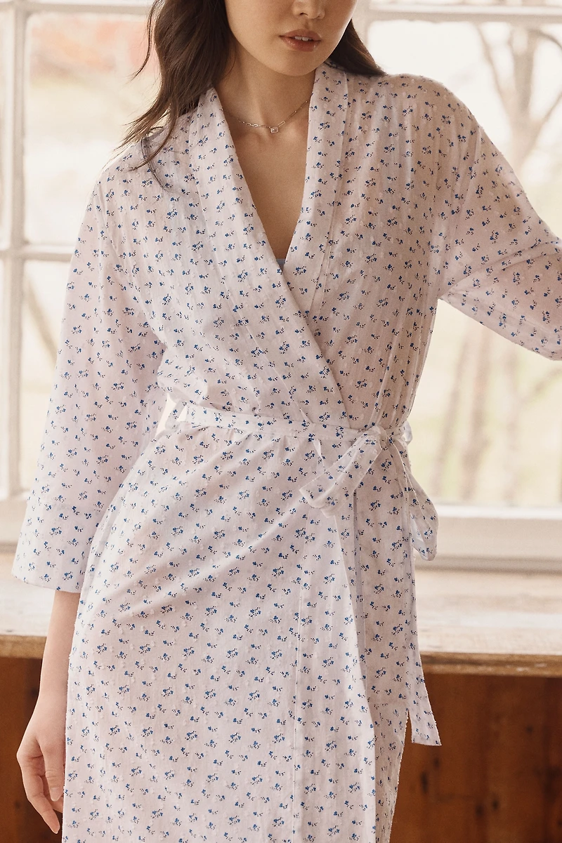 Papinelle Swiss Dot Lace Robe
