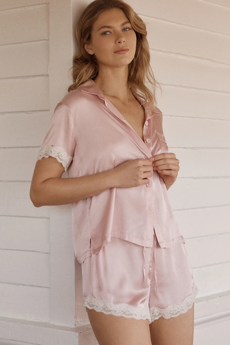 Papinelle Annabelle Satin Pajama Set