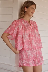 Papinelle Cheri Blossom Cotton Pajama Set