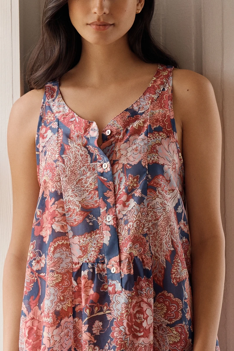 Papinelle Ella Cotton-Silk Maxi Nightie