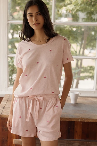 Papinelle Jada 100% Cotton Posy Pajama Set