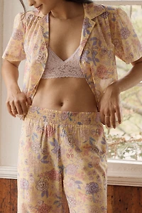 Papinelle Karolina 100% Cotton Crop Pajama Set
