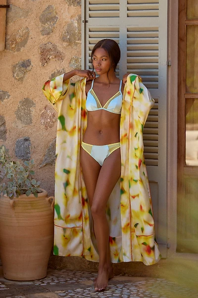 LyreBird Satin Maxi Robe