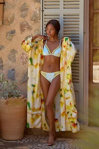 LyreBird Satin Maxi Robe