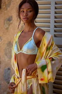 LyreBird Satin Maxi Robe