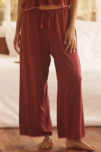 The Briar Lace-Trim Pants