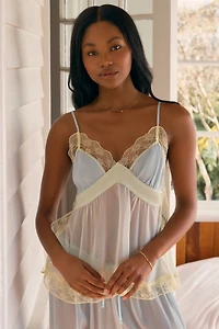 LyreBird Fly Away Color Block Lace Trim Cami