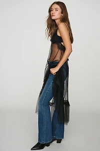 LyreBird Mesh Lace Slip Maxi Dress