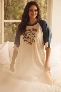 By Anthropologie Oversized Graphic Sleep T-Shirt
