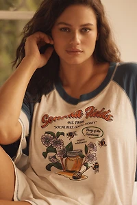 By Anthropologie Oversized Graphic Sleep T-Shirt