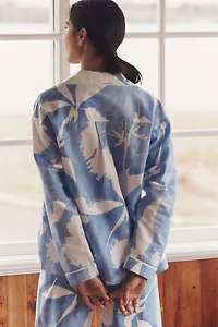 LyreBird Cloud Flannel Pajama Top