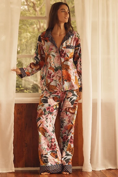 By Anthropologie Cloud Flannel Pajama Pants