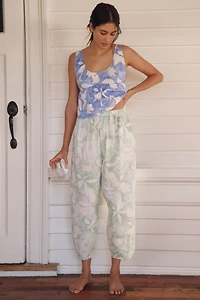 LyreBird Barrel Cotton Pull-On Pants