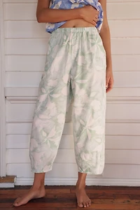 LyreBird Barrel Cotton Pull-On Pants