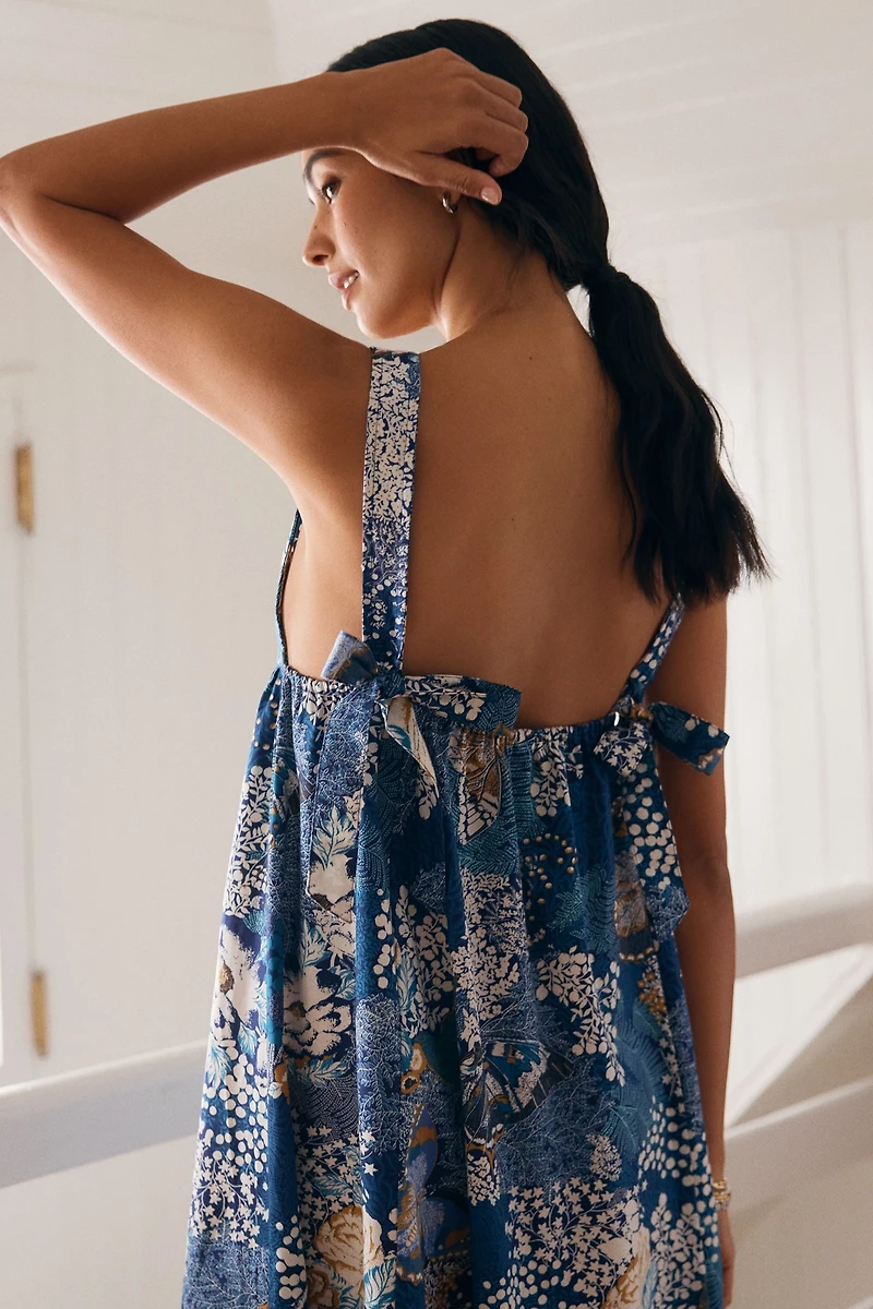 LyreBird Midi Apron Dress