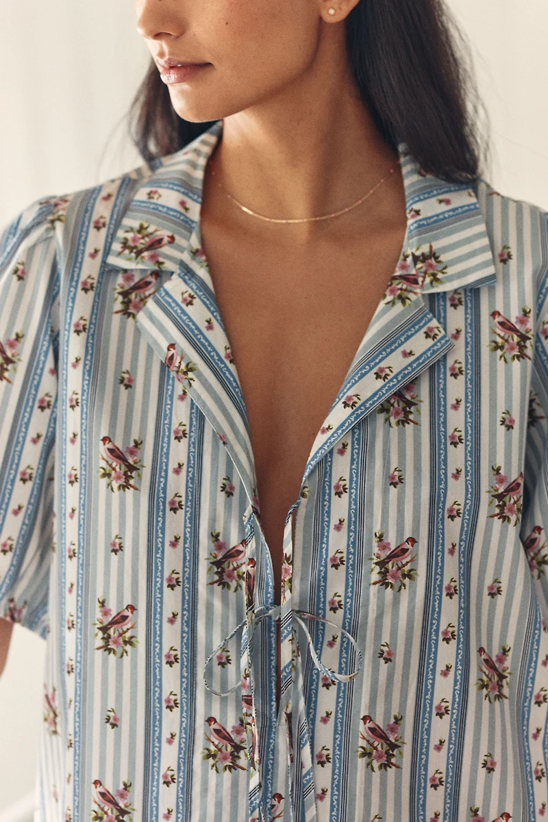 LyreBird Puff Sleeve Mini Dress