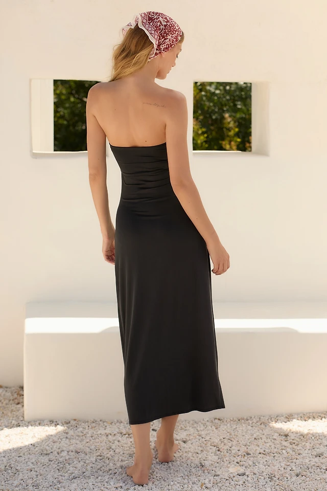 By Anthropologie Embroidered Back-Cutout Midi Dress at MarketFair Shoppes in Princeton, NJ By Anthropologie Embroidered Back-Cutout Midi Dress at MarketFair Shoppes in Princeton, NJ