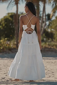 LSPACE Laina Tiered Cotton Maxi Dress