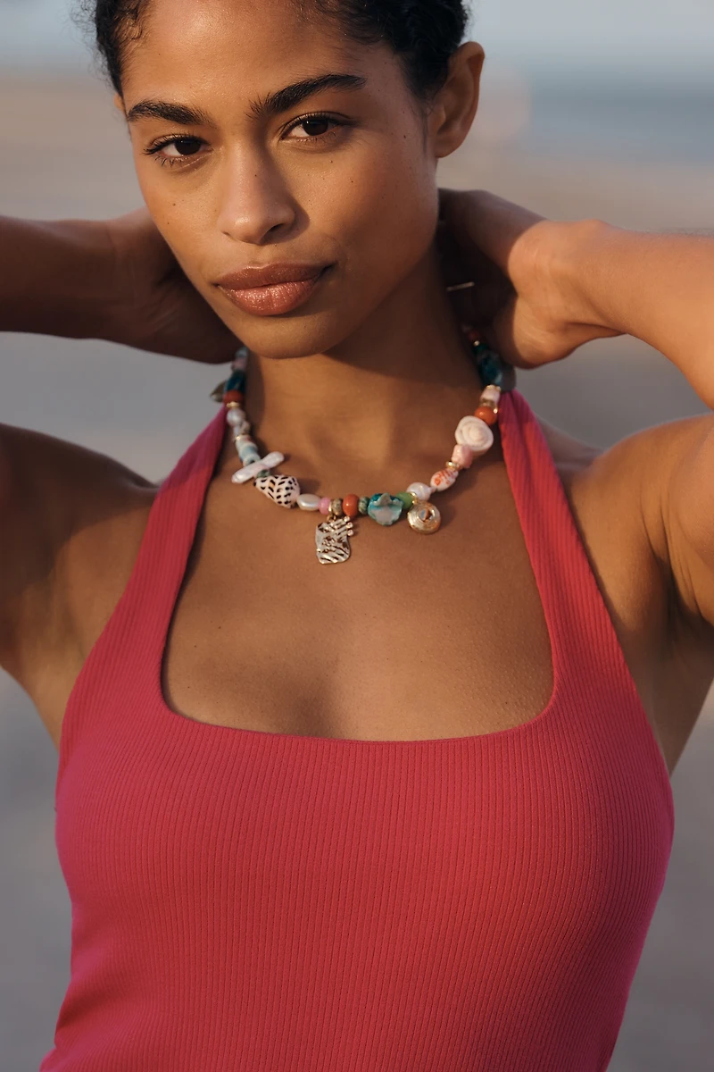 LSPACE Samantha Sleeveless Rib Mini Dress